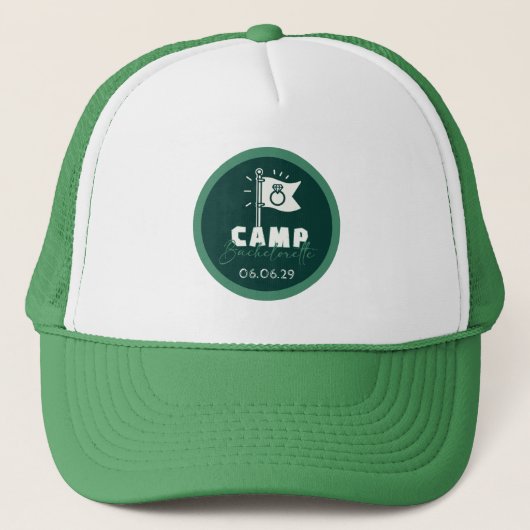 Camp Bachelorette Trucker Pet (Voorkant)