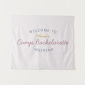 Camp Bachelorette Weekend Tapestry Decor Wandkleed (Voorkant (horizontaal))