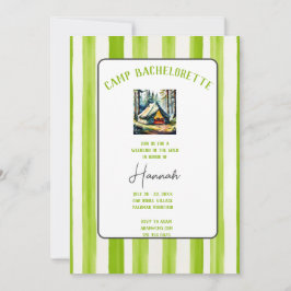 Camp Bachelorette Wild in het Bossen Weekend Kaart