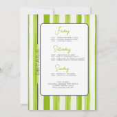 Camp Bachelorette Wild in het Bossen Weekend Kaart (Achterkant)