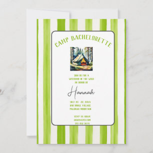 Camp Bachelorette Wild in het Bossen Weekend Kaart