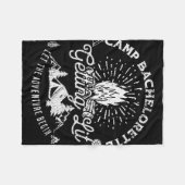 Camp Bachelorette wordt dronken Bruid Feest Matchi Fleece Deken (Voorkant (Horizontaal))
