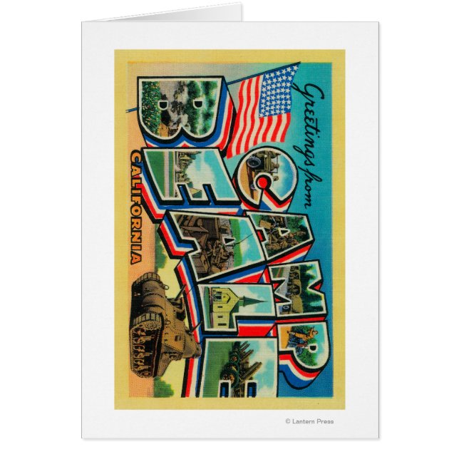 Camp Beale, Californië - grote letterscènes (Voorkant)