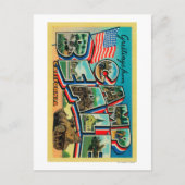 Camp Beale, Californië - grote letterscènes Briefkaart (Voorkant)