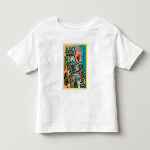 Camp Beale, Californië - grote letterscènes Kinder Shirts