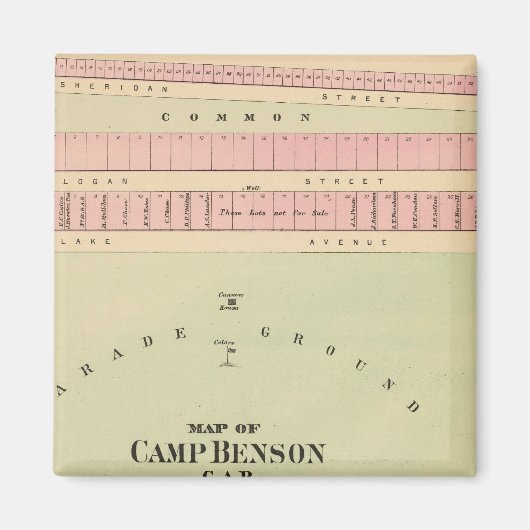 Camp Benson, Newport, Maine Magneet (Voorkant)