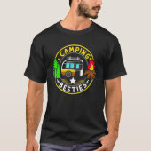 Camp Besties Camping   Happy Camper T-shirt (Voorkant)