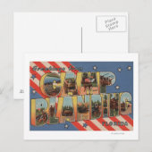 Camp Blanding, Florida - Grote letterscènes Briefkaart (Voorkant / Achterkant)