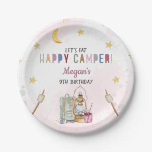 Camp Bord van Girl Camp Out Birthday