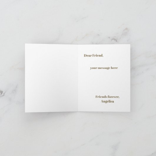 Camp Bridesmaid Camping Wedding Party Voorstel Kaart (Binnen)