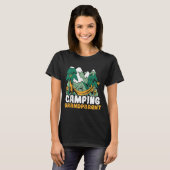 Camp Camp Camp Camper Campsite Hobby Rag T-shirt (Voorkant volledig)
