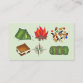 Camp Camp Camping Campground Visitekaartje (Voorkant)