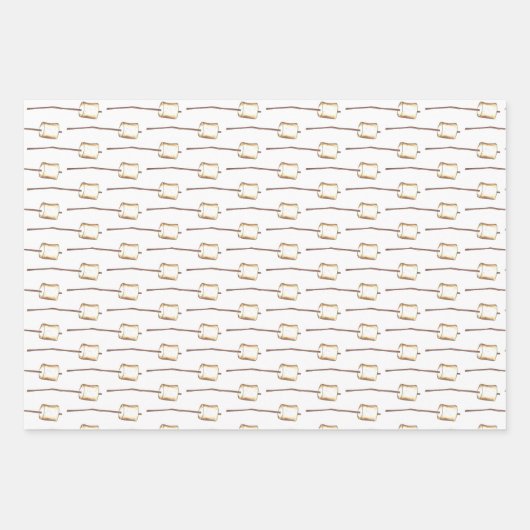 Camp Campfire S'mores Toasted Marshmallow Smores Inpakpapier Vel (Voorkant 2)