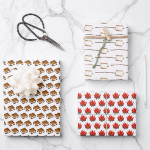 Camp Campfire S'mores Toasted Marshmallow Smores Inpakpapier Vel