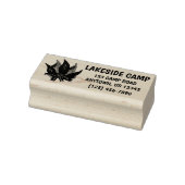 Camp Campground Campfire Flame Address Rubberstempel (Stempel)