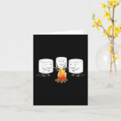 Camp Camping Childrens Camping Funny Boys Kinder T Kaart (Gele Bloem)
