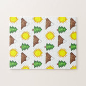 Camp Camping Hiking Natuur Sun Mountain Tree Legpuzzel (Horizontaal)