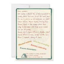 Camp Chaos: Forever Feral 4e verjaardagsuitnodigin