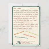 Camp Chaos: Forever Feral 4th Birthday Invitation Kaart (Voorkant)