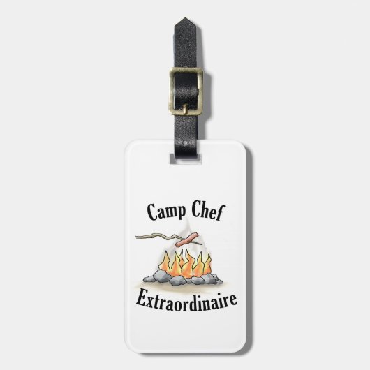 Camp Chef Extraordinaire Bagagelabel (Voorkant verticaal)