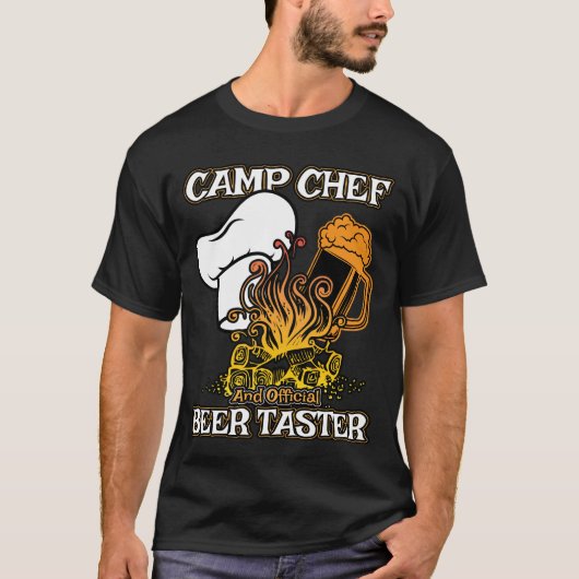 Camp Chef Gift for Summer Campsite Cooks and T-shirt (Voorkant)