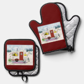 Camp Chic Ovenwant & Pannenlap Set (Voorkant / Achterkant)