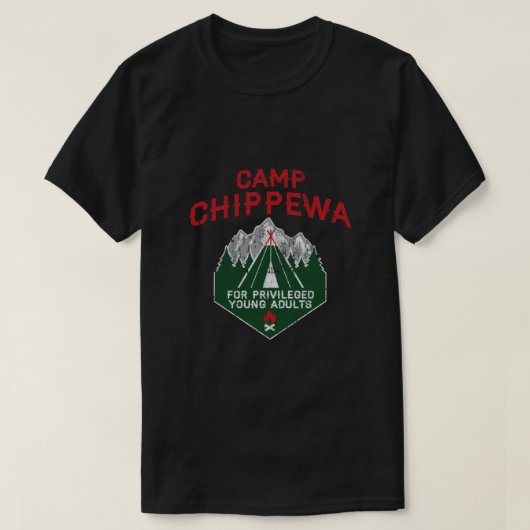 Camp Chippewa - De familiewaarden van Addam zijn e T-shirt (Design voorkant)
