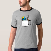Camp Coffee Mannen T-Shirt (Voorkant)