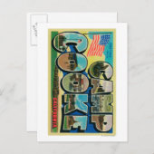 Camp Cooke, Californië - grote letterscènes Briefkaart (Voorkant / Achterkant)