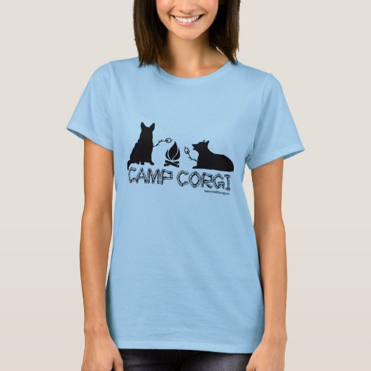 Camp Corgi Fited T T-shirt (Voorkant)