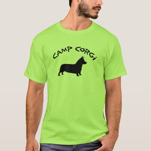 Camp Corgi T-shirt (Voorkant)