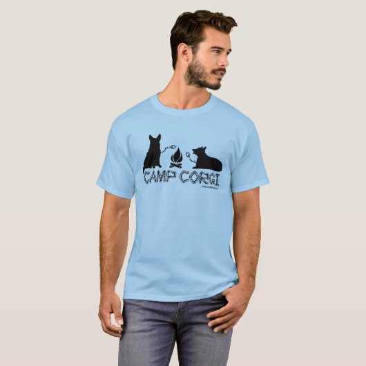 Camp Corgi T-shirt (Voorkant volledig)