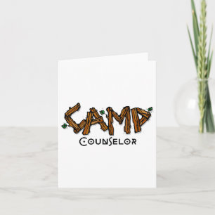 Camp Counselor - bijpassende staf of groepsteam le Kaart