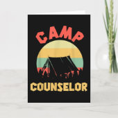 Camp Counselor Director Camper Kaart (Voorkant)