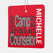 Camp Counselor Extraordinaire CUSTOM Keramisch Ornament (Links)