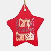 Camp Counselor Extraordinaire Keramisch Ornament (Links)