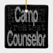 Camp Counselor Extraordinaire Keramisch Ornament (Achterkant)