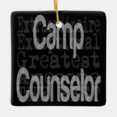 Camp Counselor Extraordinaire Keramisch Ornament (Voorkant)