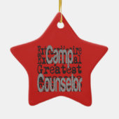 Camp Counselor Extraordinaire Keramisch Ornament (Achterkant)