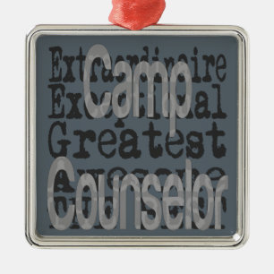 Camp Counselor Extraordinaire Metalen Ornament