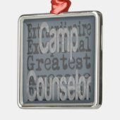 Camp Counselor Extraordinaire Metalen Ornament (Links)