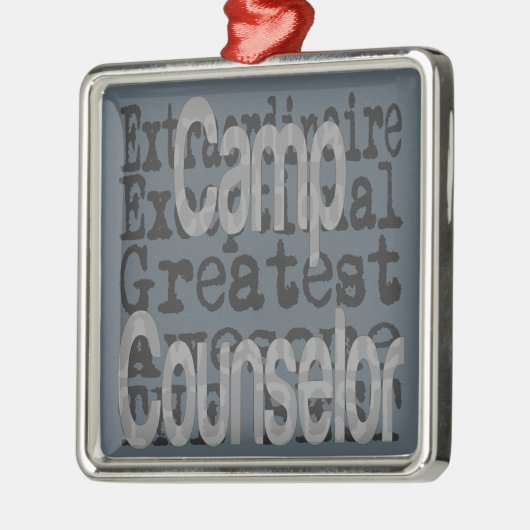Camp Counselor Extraordinaire Metalen Ornament (Links)