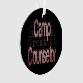 Camp Counselor Extraordinaire Ornament (voorkant)