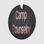 Camp Counselor Extraordinaire Ornament (voorkant)