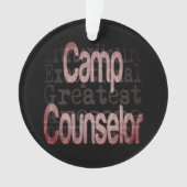 Camp Counselor Extraordinaire Ornament (voorkant)