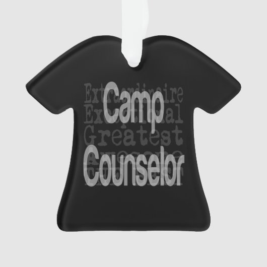 Camp Counselor Extraordinaire Ornament (voorkant)