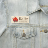 Camp Counselor Hiking Campfire Outdoor Guide Naamplaatje (In situ)