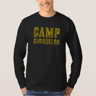 Camp Counselor Leopard Print Summer Teacher Instru T-shirt