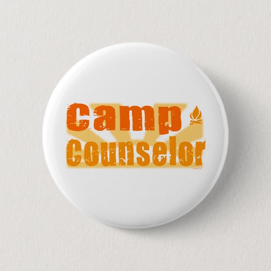 Camp Counselor Ronde Button 5,7 Cm (Voorkant)