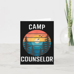 Camp Counselor Shirt Camper Summer Camping Persone Kaart